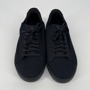 Kizik‎ Athens Black Canvas Hands-Free Slip-On Sneakers Men's 10 Wide